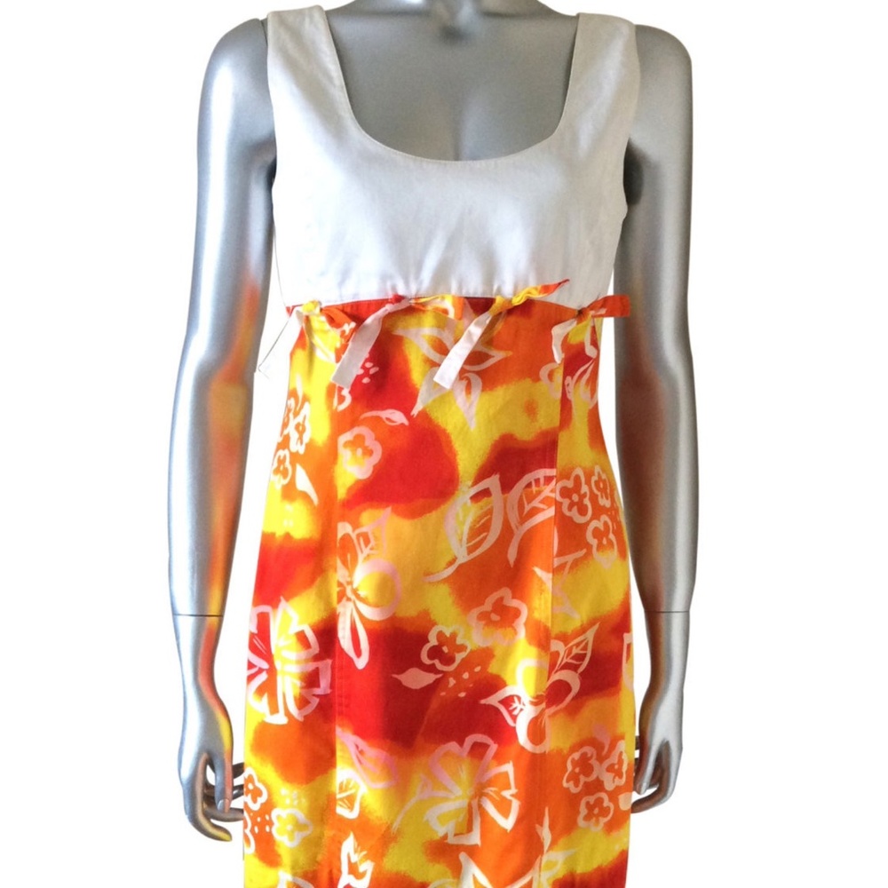 escada orange dress ESCADA Day dress - orange - (Pre-owned)